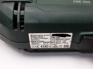 taladro electrico metabo sbe650