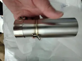 Escape de moto em aço inoxidável