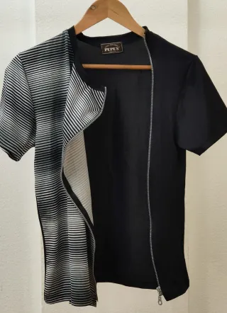 Camiseta elástica Peppe's Vintage con  Cremallera