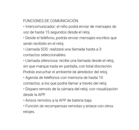 Smartwatch Niños Llamadas/Ubicación