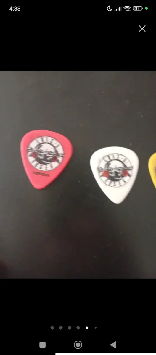 Pack 3 púas Guns N' Roses