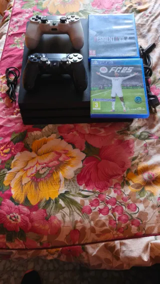 Consola PS4 Pro Negra + 2 Mandos