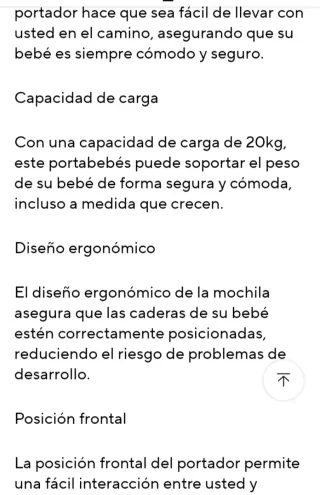 Mochila Portabebés Rosa