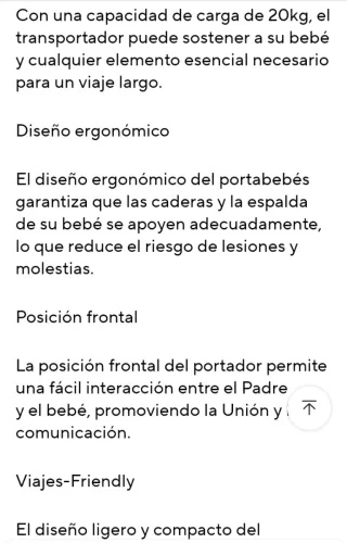 Mochila Portabebés Rosa