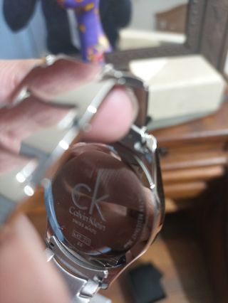 Reloj Calvin Klein Negro y Plateado