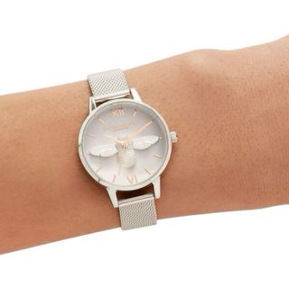 Olivia Burton London Orologio Donna Argentato