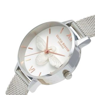 Olivia Burton London Orologio Donna Argentato
