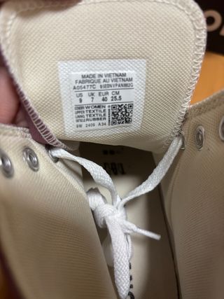 Converse plataforma morado y blanco