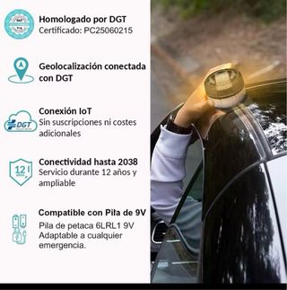 geobaliza v16 homologada DGT 3.0 con gps