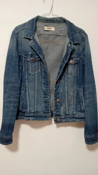 Cazadora vaquera Mango Talla M