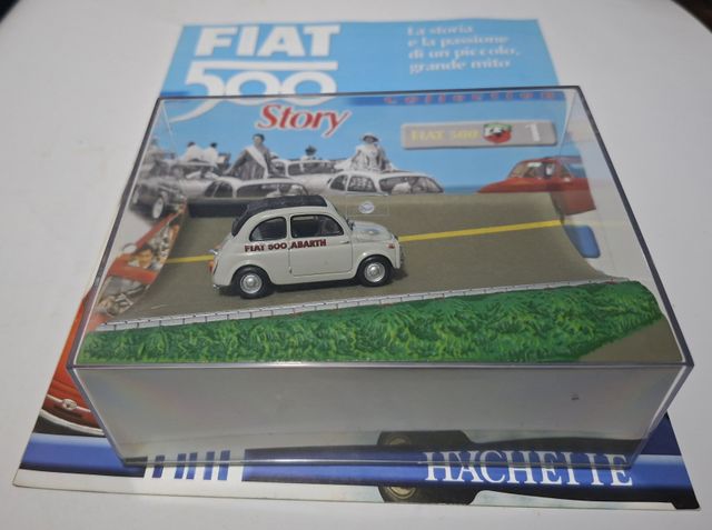 Modellino Fiat 500 Abarth sc.1:43