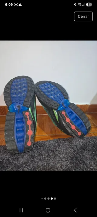 Zapatilla Nike Hombre Negra y Verde