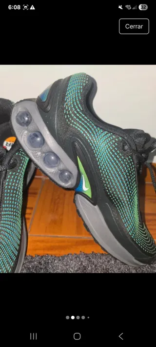 Zapatilla Nike Hombre Negra y Verde