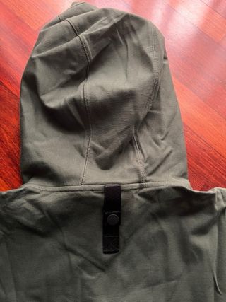 Felpa Nike con cappuccio zip verde taglia S