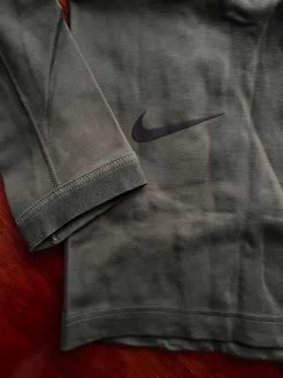 Felpa Nike con cappuccio zip verde taglia S