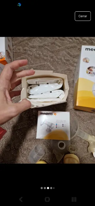 Sacaleches Medela Swing + bolsas leche