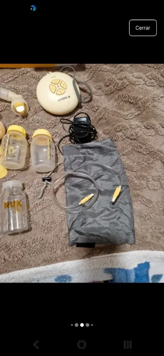 Sacaleches Medela Swing + bolsas leche
