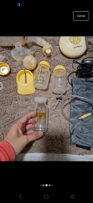 Sacaleches Medela Swing + bolsas leche