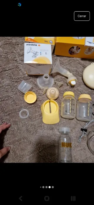 Sacaleches Medela Swing + bolsas leche