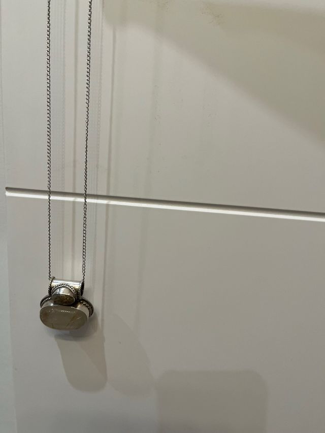 Colgante Plata Vintage Piedra Labradorita