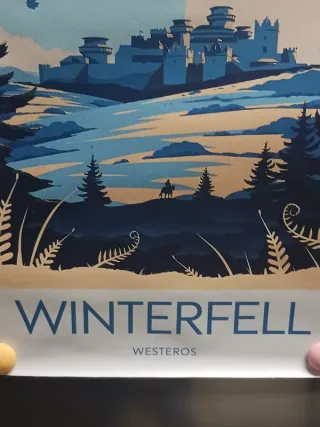 Poster "Winterfell, Westeros" [Game of Thrones]