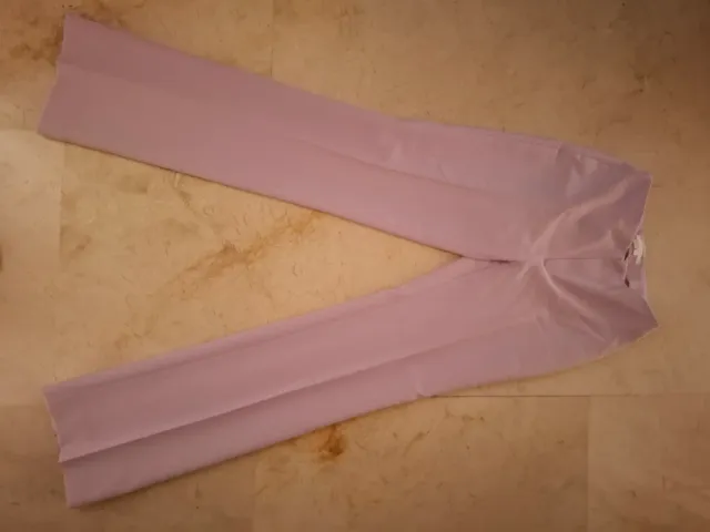 Pantalón vestir Zara mujer morado