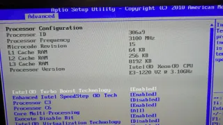 Intel Server + procesador + memoria