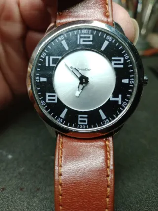 Reloj Calvin Klein Marrón y Plateado