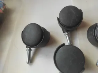 4 Ruedas Presión Muebles Negras