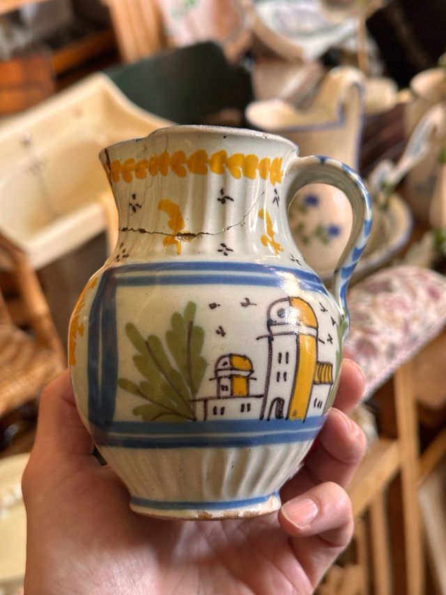 Jarra antigua Talavera de la Reina