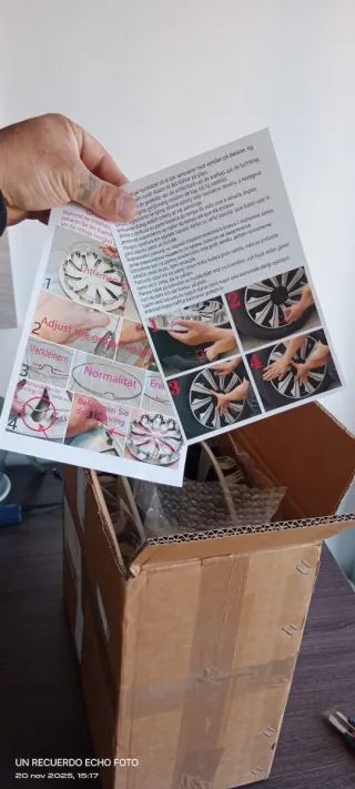 Tapas de cubos de rueda