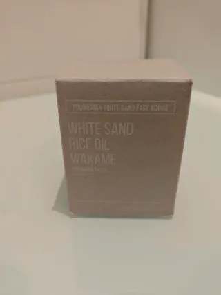 Exfoliante Facial Arena Blanca Rice Oil Wakame