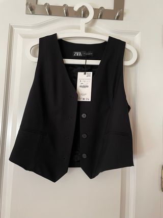 Chaleco Zara Negro Talla S