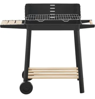Barbecue Portatile a Carbonella Carrello BBQ