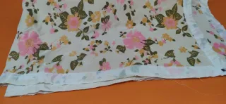 Coprirete matrimoniale vintage floreale