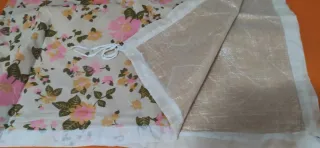 Coprirete matrimoniale vintage floreale