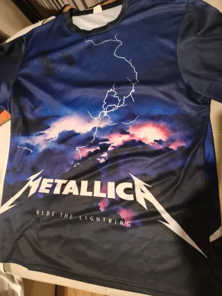 Camiseta Metallica Ride the Lightning poliester