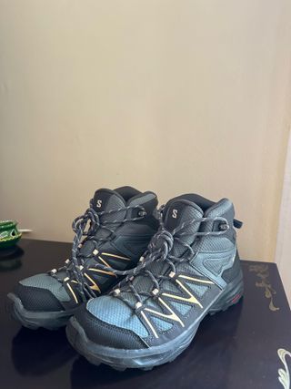 Botas Salomon Gore-Tex Mujer Negras/Azules