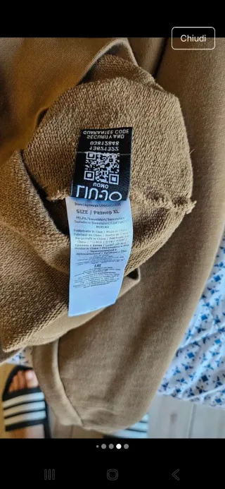 Felpa Liu Jo Beige Taglia XL