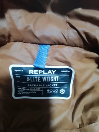 Chaqueta Replay Negra Hombre