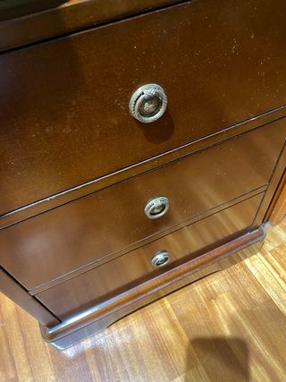 Mueble recibidor/entrada de madera marrón