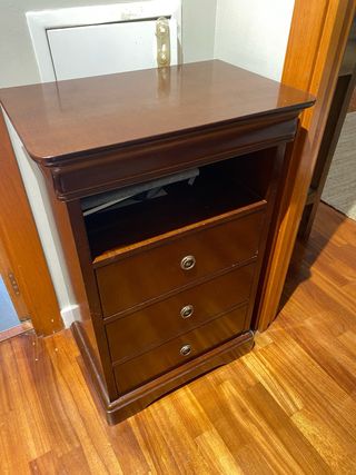 Mueble recibidor/entrada de madera marrón