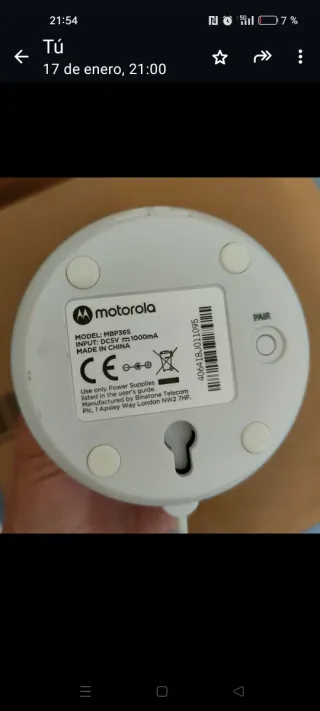 Cámara Vigilabebés Motorola