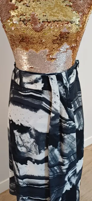 Falda Adolfo Dominguez Estampada