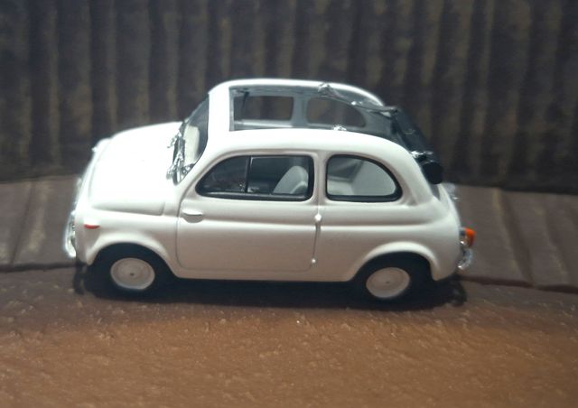 Modellino Fiat 500 Pozzo della Morte sc.1:43
