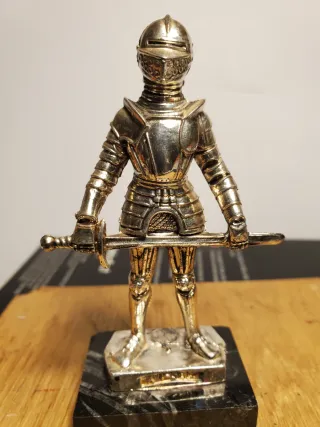 Miniature soldati medievali in Argento