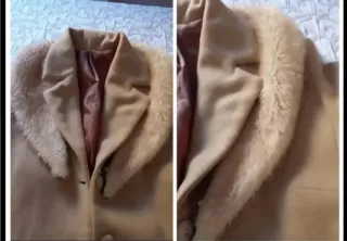 Abrigo talla 46 con cuello desmontable