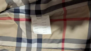 Gabardina Burberry Negra