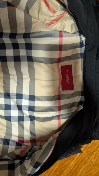 Gabardina Burberry Negra