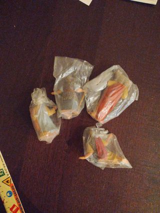 Lote 4 Pastores Belén 9cm Años 70